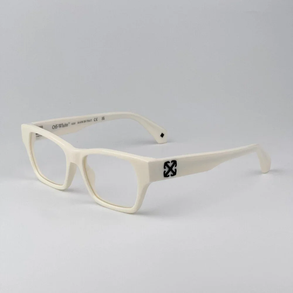 Off-White STYLE 7E Women Eyeglasses White Square Frame | Model OERJ07E 0100